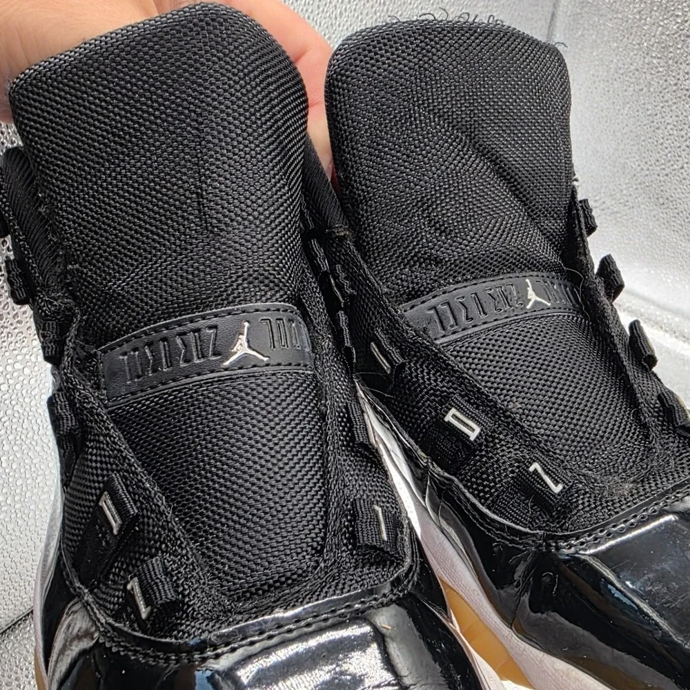 Jordan 11 Retro Jubilee 25th Anniversary Black White Gum CT8012-011‎ Mens 7 O2